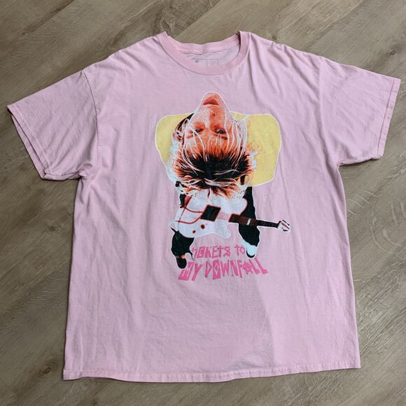 MGK Machine Gun Kelly Tickets To My Downfall Tour Concert Shirt Men's Large L - Picture 1 of 6